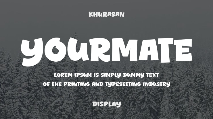 Yourmate Font
