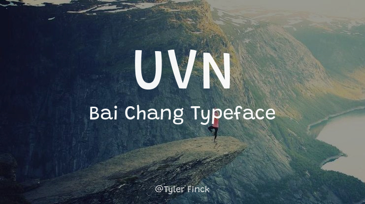 UVN Bai Chang Font