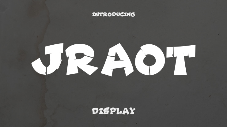 Jraot Font Family