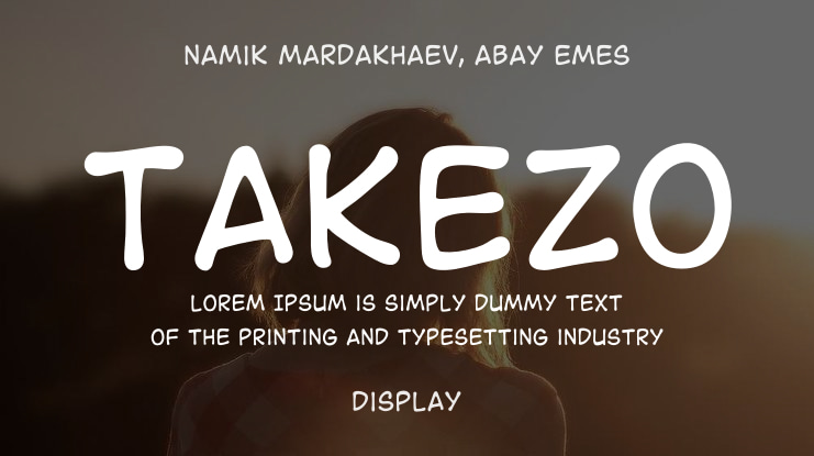 Takezo Font Family