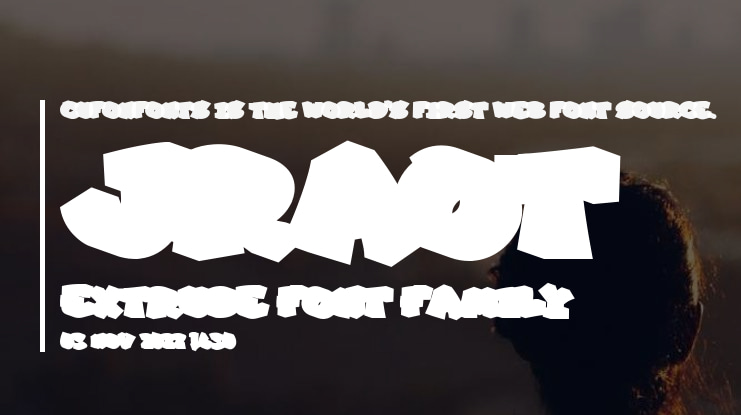 Jraot Extrude Font Family