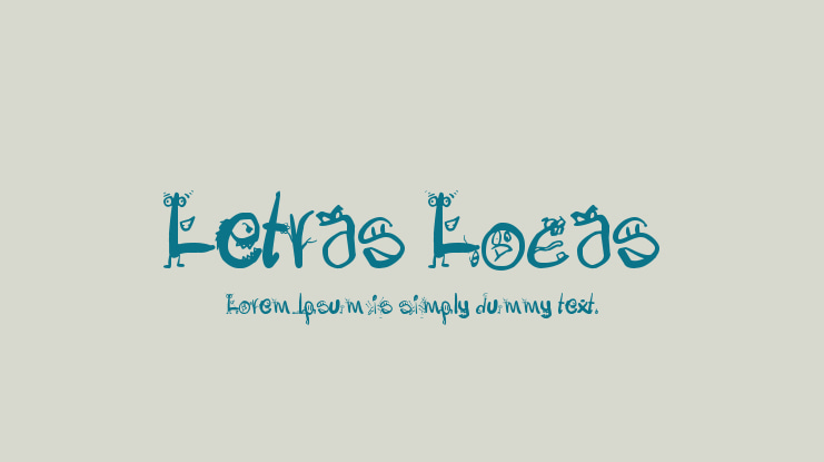 Letras Locas Font