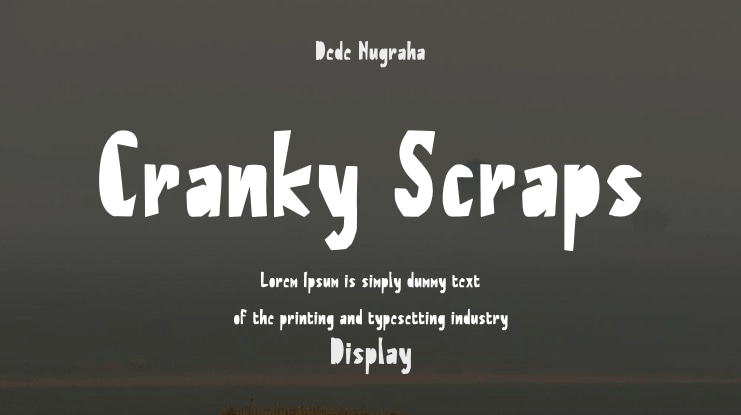 Cranky Scraps Font