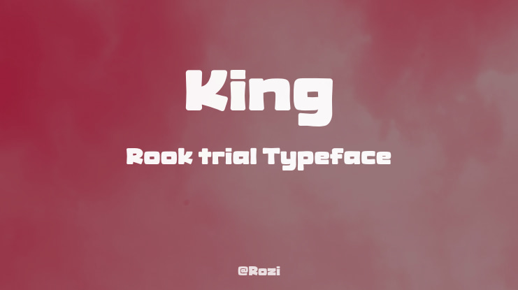 King Rook trial Font