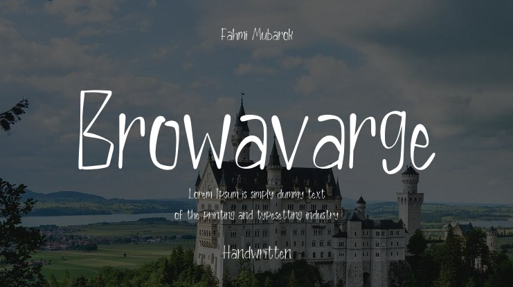 Browavarge Font