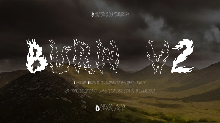 Burn-v2 Font
