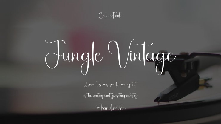 Jungle Vintage Font