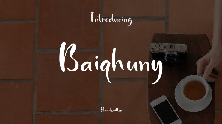 Baiqhuny Font