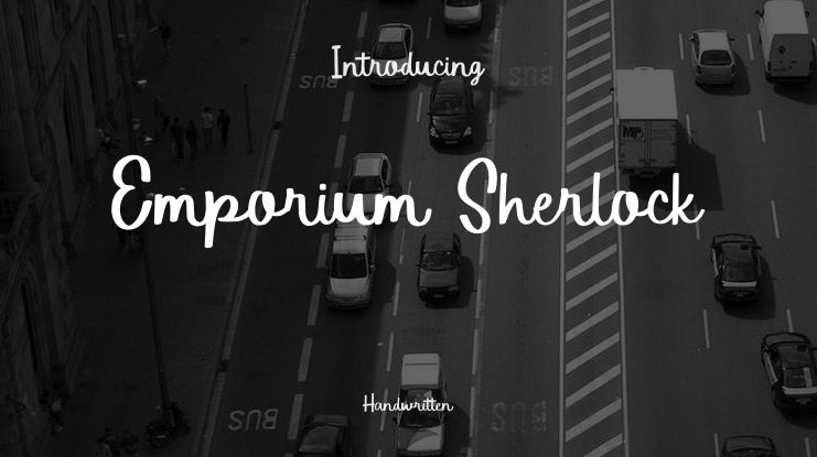 Emporium Sherlock Font