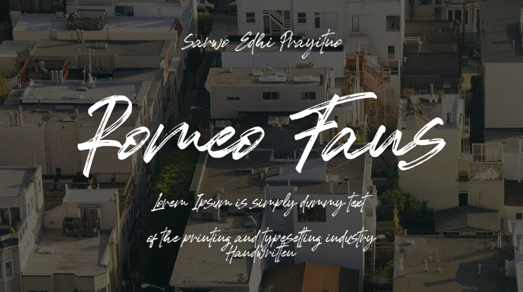 Romeo Fans Font