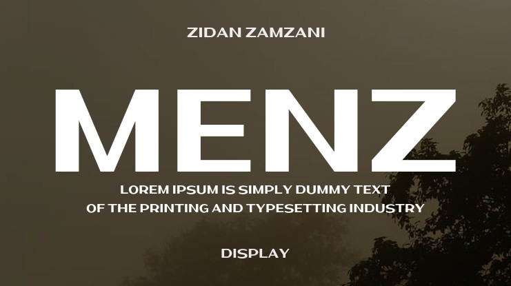 Menz Font
