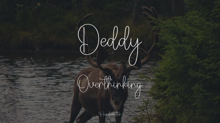 Deddy Overthinking Font
