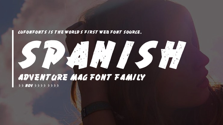 Spanish Adventure Mag Font