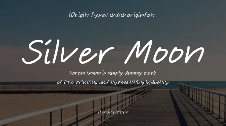 Silver Moon Font