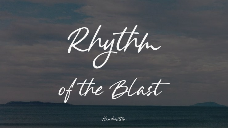 Rhythm of the Blast Font