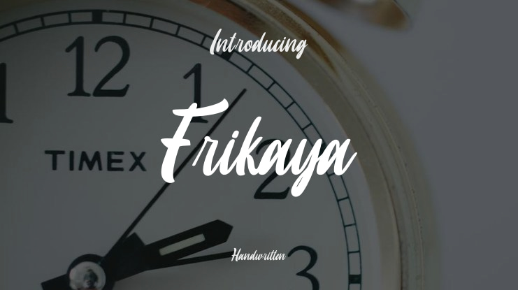 Frikaya Font