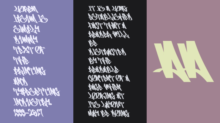 Vandal Rebels Monoline Font Family