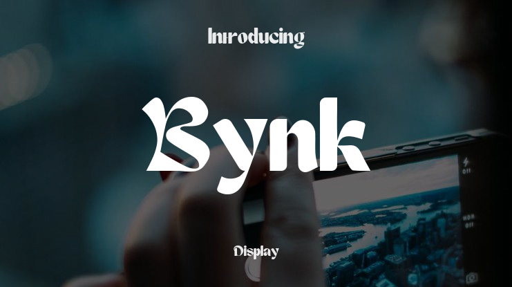 Bynk Font