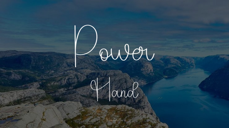 Power Hand Font