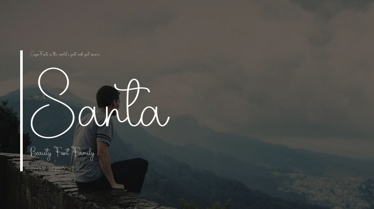 Santa Beauty Font