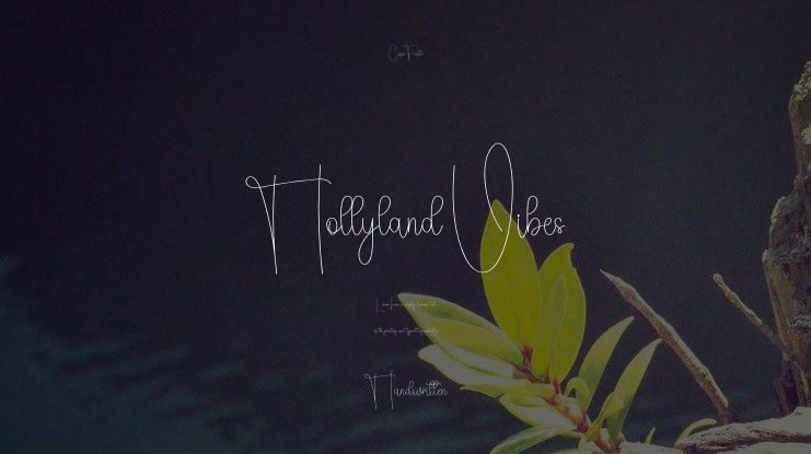 Hollyland Vibes Font