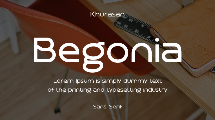 Begonia Font
