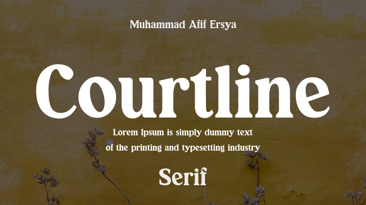 Courtline Font