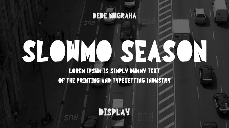 Slowmo Season Font