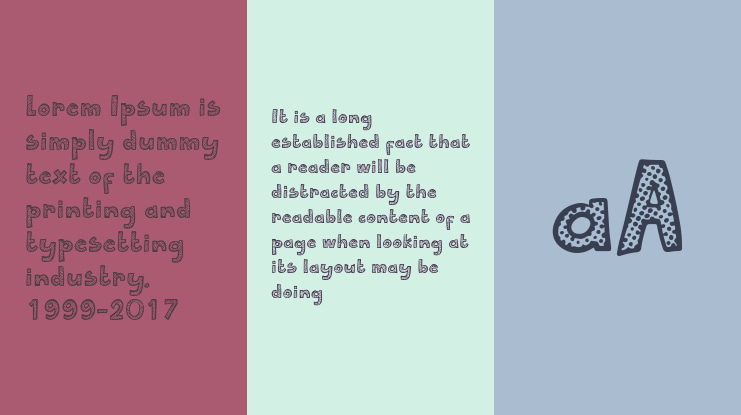 Dodley-halftone Font Family