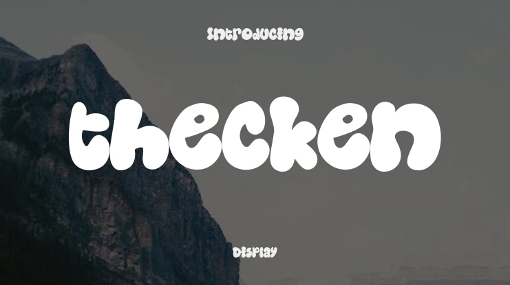 thecken Font Family
