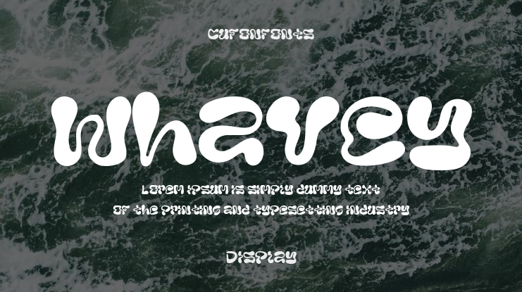 Whavey Font
