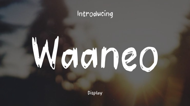 Waaneo Font