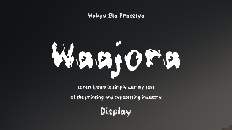 Waajora Font
