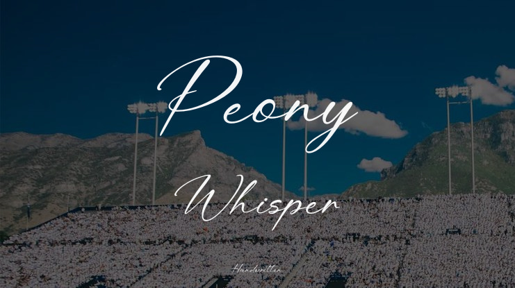 Peony Whisper Font