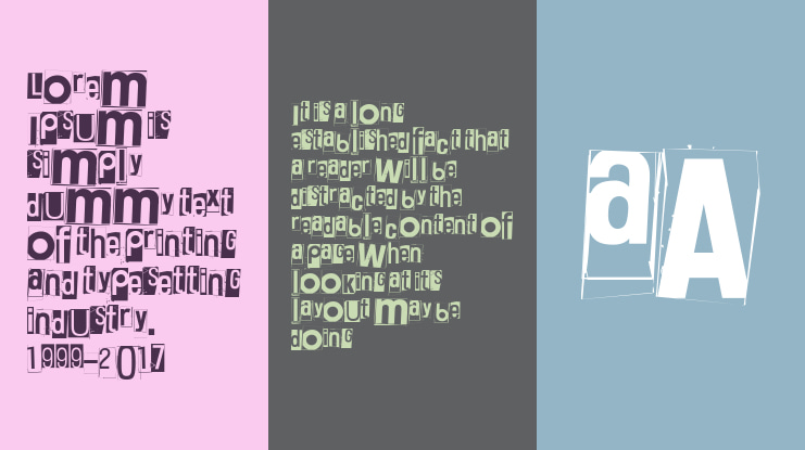 White Square Red Yes Black Eight Font Family