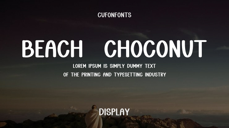 Beach  Choconut Font