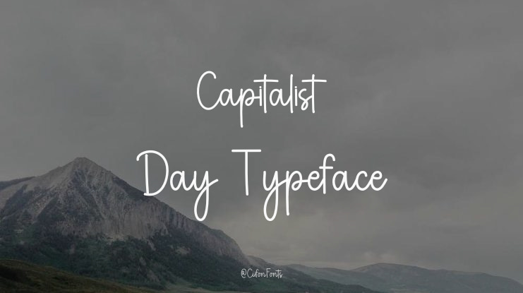 Capitalist Day Font