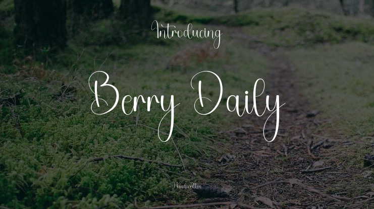 Berry Daily Font