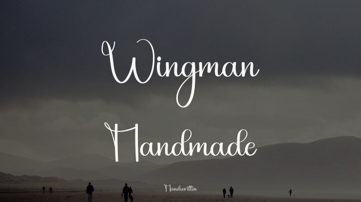 Wingman Handmade Font