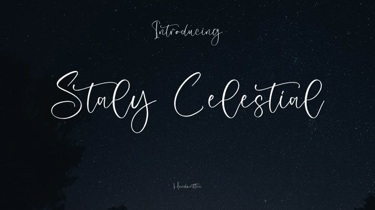 Staly Celestial Font
