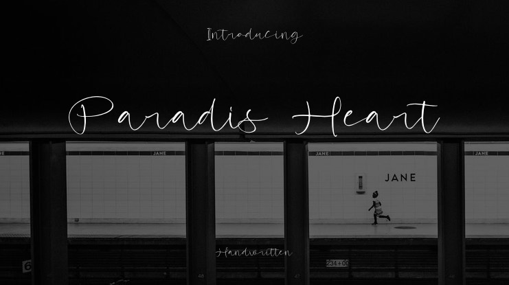 Paradis Heart Font Family