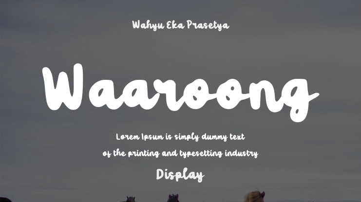 Waaroong Font