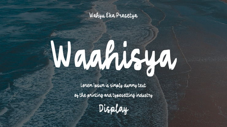 Waahisya Font