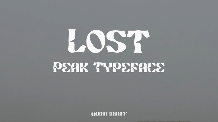 Lost Peak Font