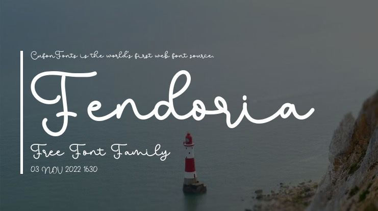Fendoria Free Font