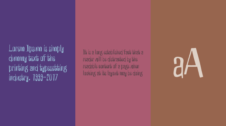 Words with a as the third letter Font