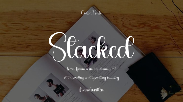Stacked Font