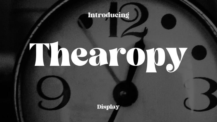 Thearopy Font Family
