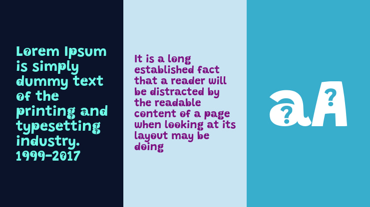 Grandstander Question Font