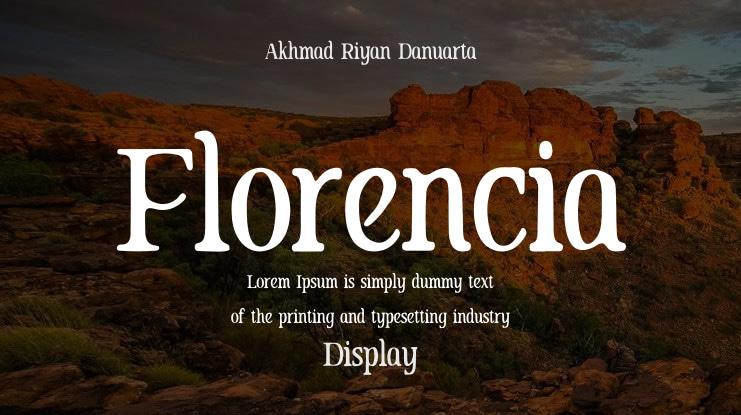 Florencia Font Family